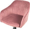 VENICE - Bureaustoel - Roze - Fluweel