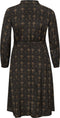 Kaffe Curve KCmirana Dress - Dames Jurk A-lijn - Lange mouwen - Maat 44