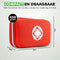 Travelhawk EHBO-kit 275-delig - Compacte eerstehulpkit - Voor avonturiers en reizigers - Rood