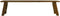 Eetbank Lawas - 182x34x20 - Naturel - Rustiek oud teak