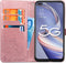 iMoshion Hoesje Geschikt voor Oppo Reno4 Z 5G Hoesje Met Pasjeshouder - iMoshion Mandala Bookcase - Rosé Goud