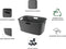 Curver Softex Wasmand - 45 liter - 57x37x27cm - Antraciet