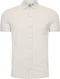 Mario Russo Korte Mouwen Overhemd - Overhemd heren - Polo Shirt Heren - t shirt heren - XL - Steen Grijs