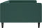 vidaXL - Slaapbank - 100x200 - cm - fluweel - donkergroen