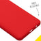 Accezz Samsung Galaxy A21s - Liquid Silicone Backcover - Schokabsorberend - Rood