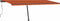 vidaXL - Luifel - handmatig - uittrekbaar - met - LED - 600x350 - cm - oranje - en - bruin