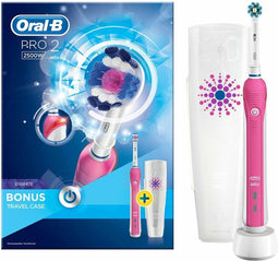 Oral-B PRO 2 2500 - Elektrische Tandenborstel - 3D Poetsfunctie - Roze