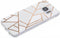 Hoesje Geschikt voor Samsung Galaxy S7 Hoesje Siliconen - Design Backcover siliconen - Wit / Meerkleurig / White Graphic