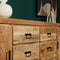 Dressoir Boaz 200 cm mango metaal - Naturel | mangohout - legplanken - hour - duurzaam
