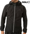 AGU GO Regenjas Essential - Waterdichte en Ademend Regenjas - Unisex - Zwart - L