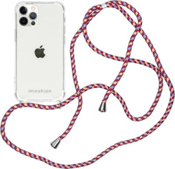 iMoshion Hoesje Geschikt voor iPhone 12 Pro / 12 Hoesje Met Koord - iMoshion Backcover met koord - Transparant