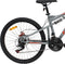Huffy Marker - Mountainbike 21 versnellingen Shimano - Volledig geveerd 24 inch staalgrijs