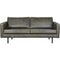 BePureHome Rodeo Bank 2-Zits - Recycle Leer - Army - 85x190x86