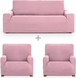 Sofa hoes set Eysa ULISES Roze 3 Onderdelen