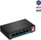 Trendnet TPE-TG51G - 5-Port Gigabit PoE+ Switch - 4x PoE+ (802.3at) - PoE-budget 60W