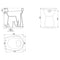Atlantic Kya - Verhoogd toilet - 46 cm zithoogte - Wit
