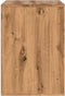 vidaXL - Ladekast - 80x41x58 - cm - bewerkt - hout - artisanaal - eikenkleurig