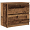 vidaXL - Tv-meubel - 60x35x54 - cm - bewerkt - hout - oud - houtkleurig