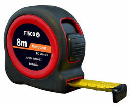 FISCO calse II A1 PLUS - Rolmaat - 8 m - 25 mm met riemclip