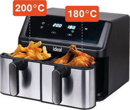 Eldom IK1500 - Luchtfriteuse - 2000 W 9 L 8 programma's - Zwart
