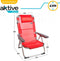Beach Chair Color Baby 48 x 60 x 90 cm Red