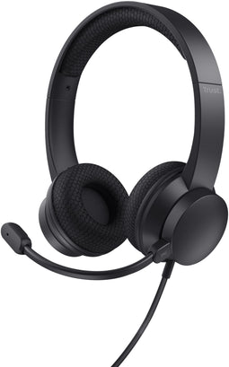 Trust HS-260 - Over Ear Headset - Noise-Cancelling Microfoon - Zwart