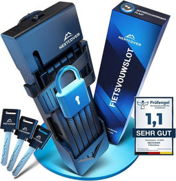 Nextcover FoldOne - Vouwslot 100 cm - SteelSecure-Technologie 3.0 - Zwart