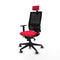 Bureaustoel Piqueras y Crespo 1D066G2 Rood