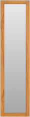 vidaXL - Wandspiegel - met - schappen - 30x30x120 - cm - massief - teakhout