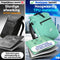Nextcover 3in1 Fietstas - Waterdichte Rugzak Schoudertas 25L - PVC vrij Mint