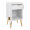 Nachtkastje Alexandra House Living Gouden 36 x 70 x 39 cm
