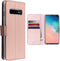 Accezz Hoesje Geschikt voor Samsung Galaxy S10 Hoesje Met Pasjeshouder - Accezz Wallet Softcase Bookcase - Roze