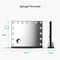 Mirlux Hollywood Spiegel 58x48CM - Make Up Spiegel - 10x Zoom - 3 Dimbare Lichtstanden - Zwart