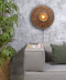 GOOD&MOJO Wandlamp Bali - Bamboe/Zwart - Ø44cm - Binnen Scandinavisch,Bohemian