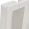 vidaXL - Douchenis - met - 2 - vakken - 41x51x10 - cm - matwit