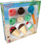 Eddy Toys Speelgoed IJsjes Set - 15 Stuks - Verwisselbaar - Met IJsschep - Vrolijke Kleuren