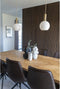 house nordic chelsea hanglamp - bol - wit glas & messing