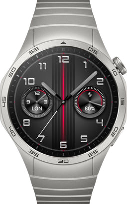 Huawei Watch GT 4 - Smartwatch - AMOLED scherm 46mm - Zilver