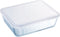 Rechthoekige lunchbox met deksel Pyrex Cook & Freeze 19 x 14 x 5 cm 800 ml Transparant Siliconen...