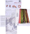 Thea Gouverneur - Borduurpakket met telpatroon - 2030A - Voorgesorteerde DMC Garens - Roos Redoute - Aida - 26 cm x 38 cm - DIY Kit