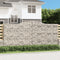 vidaXL - Schanskorven - 4 - st - gewelfd - 400x50x180/200 - cm - ijzer