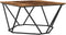 vidaXL - Koffietafel - Oude - Hout - 80x80x45 - cm - Gelaagd - Hout
