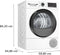 BOSCH WQG133DANL - Warmtepompdroger - Easy Clean Filter - LED-display