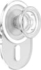 PopSockets PopGrip - Telefoonbutton en Standaard compatibel met een magnetische ring voor iPhone 12 en hoger - Doorzichtig
