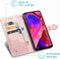 iMoshion Hoesje Geschikt voor Oppo A74 (5G) / A54 (5G) Hoesje Met Pasjeshouder - iMoshion Mandala Bookcase - Rosé Goud