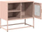 vidaXL - Tv-meubel - 68x39x60,5 - cm - staal - roze