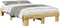 vidaXL - Bedframe - zonder - matras - 120x190 - cm - massief - hout - eiken
