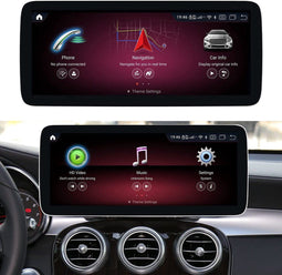 12.3 Inch Android HD1920 Scherm Upgrade Monitor 4G LTE Multimedia Speler GPS Navigatie voor Mercedes Benz C-Klasse GLC (2014-2018) W205 NTG5