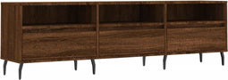 vidaXL - Tv-meubel - 150x30x44,5 - cm - bewerkt - hout - bruin - eikenkleur