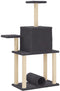 vidaXL - Kattenmeubel - met - sisal - krabpalen - 122 - cm - crèmekleurig
